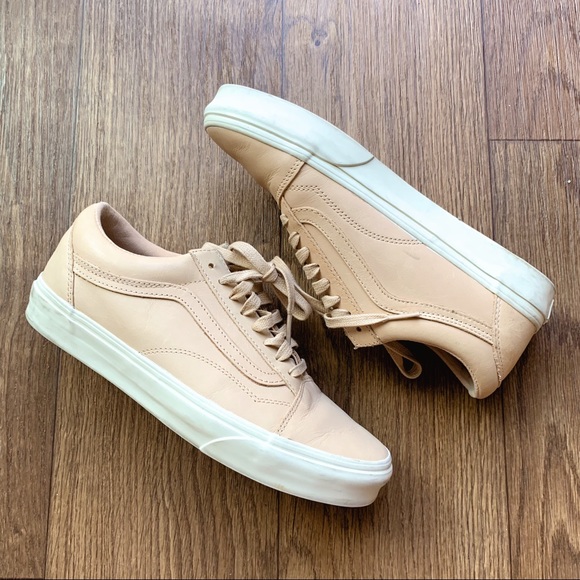 vans old skool peach suede